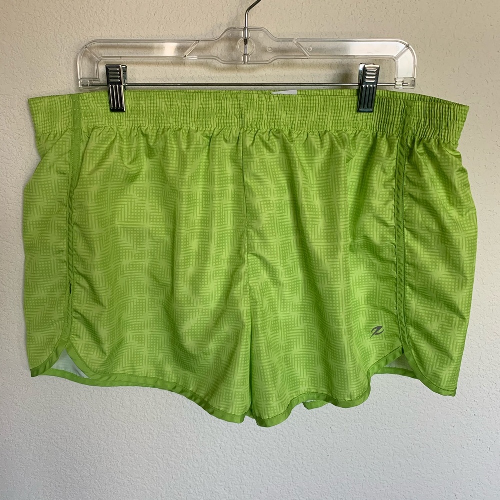 Energy Zone Neon green athletic/ running shorts